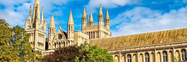 Cathedral Church of St Peter, St Paul and St Andrew in Peterborough.