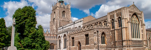 Chelmsford cathedral on a sunny day