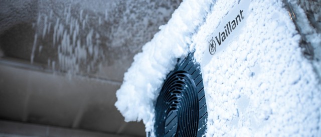 arotherm plus with the Vaillant and OVO logo 