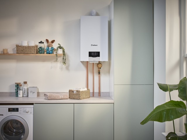boiler in a kitchen