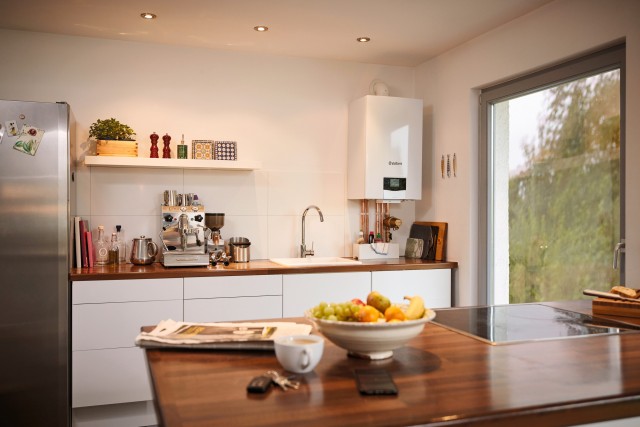 Vaillant ecoTEC plus in a kitchen