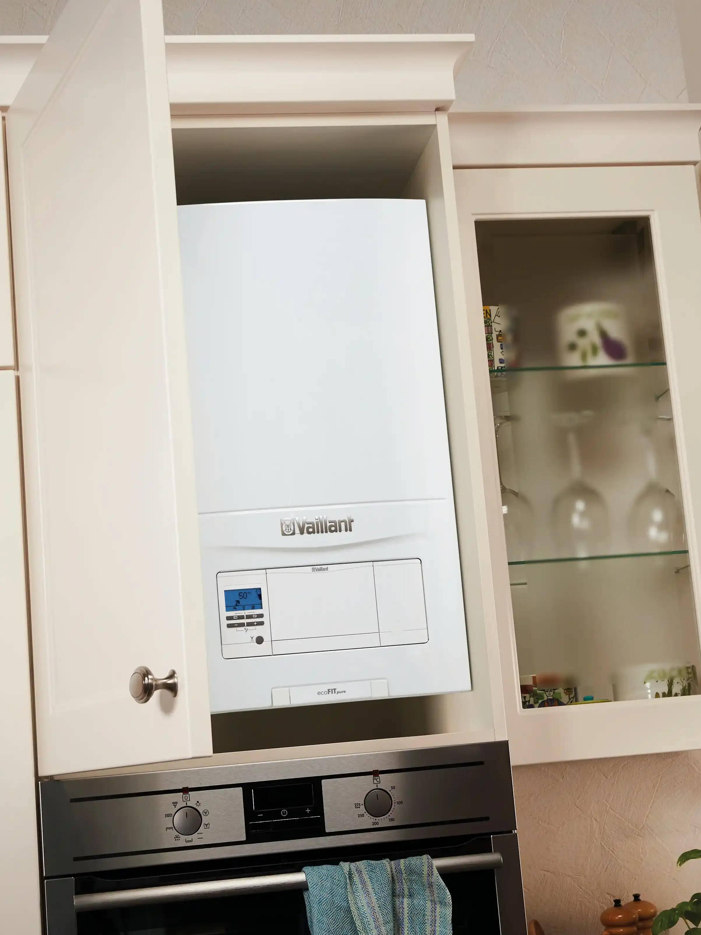 side view of the ecoFIT pure in a cupboard