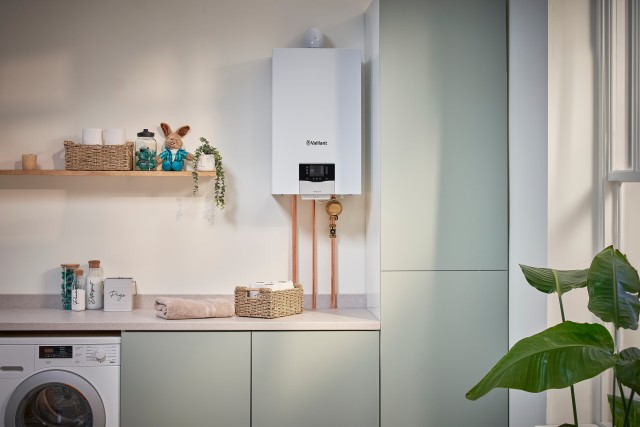 Vaillant ecoTEC plus in a kitchen