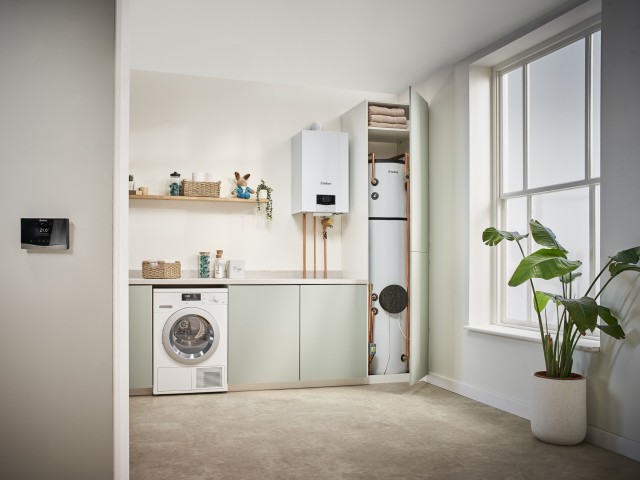 a full vaillant boiler heating system